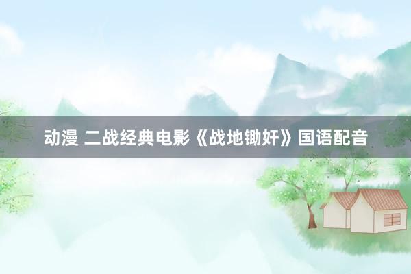 动漫 二战经典电影《战地锄奸》国语配音